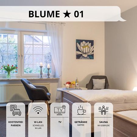 Blumenvilla 1 Mit Begehbarer Dusche, Sauna Und Garten Schneverdingen Exterior photo